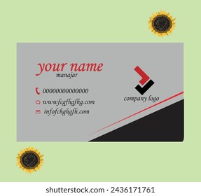 simple business card design vector