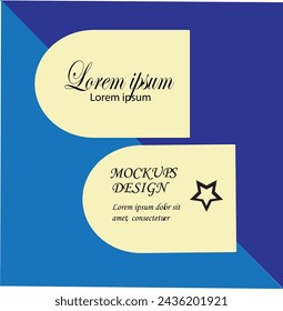 SIMPLE BUSINESS CARD DESIGN VECTOR