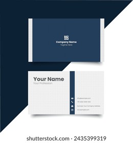 Simple Business Card Layout. creative modern name card and business card. Clean Design. corporate design template, Clean professional business template, visiting card.