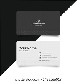 Simple Business Card Layout. creative modern name card and business card. Clean Design. corporate design template, Clean professional business template, visiting card. elegant