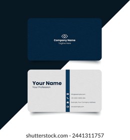 Simple Business Card Layout. creative modern name card and business card. Clean Design. corporate design template, Clean professional business template, visiting card. elegant