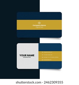 Simple Business Card Layout. creative modern name card and business card. Clean Design. corporate design template, Clean professional business template, visiting card. elegant