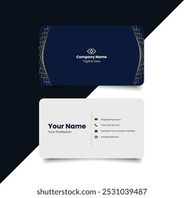 Simple Business Card Layout. creative modern name card and business card. Clean Design. corporate design template, Clean professional business template, visiting card. elegant. Print ready
