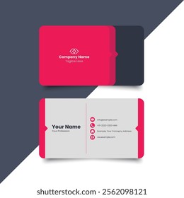 Simple Business Card Layout. creative modern name card and business card. Clean Design. corporate design template, Clean professional business template, visiting card. elegant. Print ready