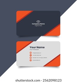 Simple Business Card Layout. creative modern name card and business card. Clean Design. corporate design template, Clean professional business template, visiting card. elegant. Print ready