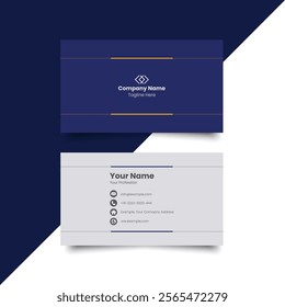 Simple Business Card Layout. creative modern name card and business card. Clean Design. corporate design template, Clean professional business template, visiting card. elegant