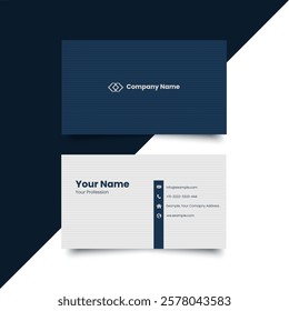 Simple Business Card Layout. creative modern name card and business card. Clean Design. corporate design template, Clean professional business template, visiting card. Minimal design