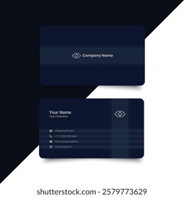 Simple Business Card Layout. creative modern name card and business card. Clean Design. corporate design template, Clean professional business template, visiting card. Minimal design. Elegant design