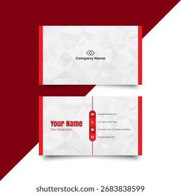 Simple business card Layout. creative modern name card and business card. Clean design. Corporate design template. Simple layout. creative modern. Clean minimal design.