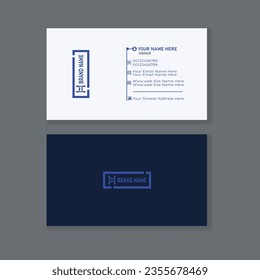 Simple Business Card Layout, business card template