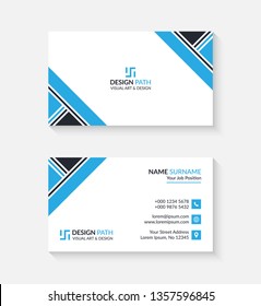 Simple Business Card with Logo or Icon for Your Business