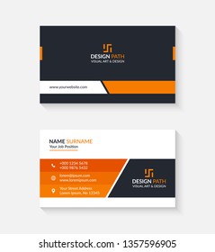 Simple Business Card with Logo or Icon for Your Business