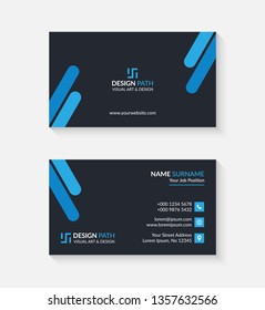Simple Business Card with Logo or Icon for Your Business