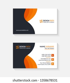 Simple Business Card with Logo or Icon for Your Business