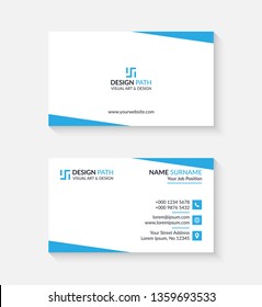 Simple Business Card with Logo or Icon for Your Business