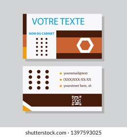 Simple Business Card with Logo or Icon for Your Business