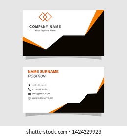 Simple business card. Modern business card design.