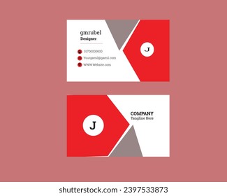 SImple Business Card  For Official Usage. Corporate Business Card