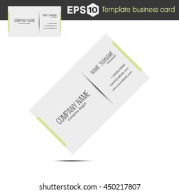 Simple business card template