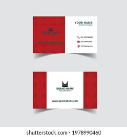 Simple business card template design