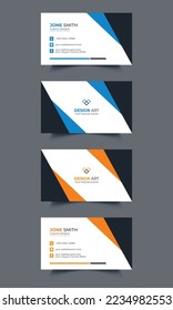Simple business card template design