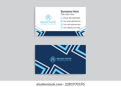 Diseño simple de plantillas de tarjetas de visita