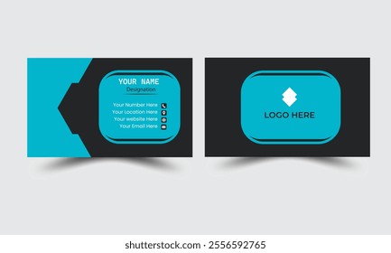 simple business card template design  