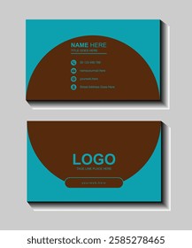 simple business card template design