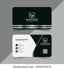 Simple business card template layout design 