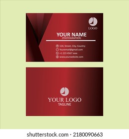 Simple business card template that still looks attractive, helps you introduce who you are