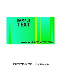simple business card template vector design
