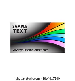 simple business card template vector design