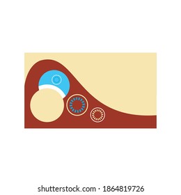diseño vectorial de plantilla de tarjeta de negocios simple