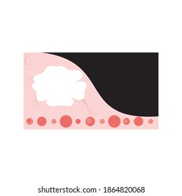 diseño vectorial de plantilla de tarjeta de negocios simple