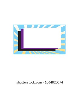 simple business card template vector design