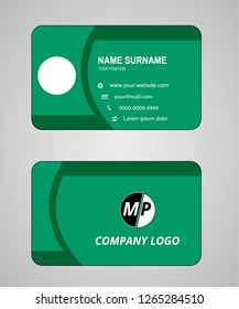 Simple business card vector