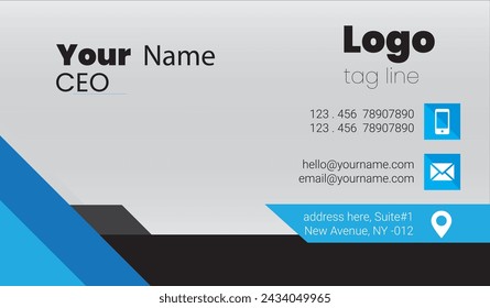 Simple Business Card vector illustrations