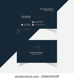 Simple Business card visiting card design Template