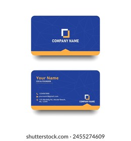 Einfache Visitenkarte, Visitenkarte, Visitenkarte Vektorgrafik.