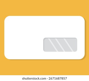 Diseño de concepto de sobre de negocios simple