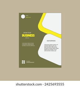 simple business flyer design template