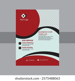Simple Business Flyer Template Design