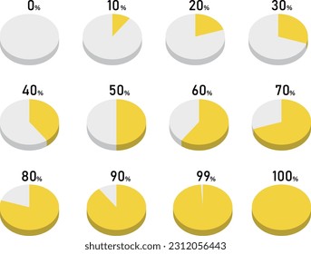 
Simple Business Graph Icon Set