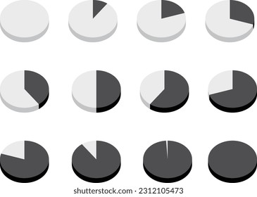 Simple Business Graph Icon Set