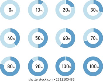 Simple Business Graph Icon Set