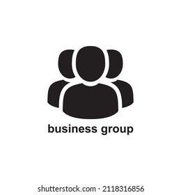 simple business group icon design