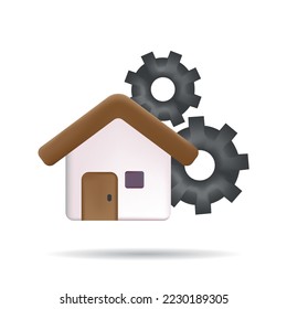 Simple business icon from Energy Saving Related Vector 3d Icons. Contains such Icons as Energy Cost, Power Consumption Level, Greenhouse. Money, leaves, savings, energy investments and much more.