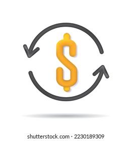 Icono de negocio simple de Iconos 3d de vectores relacionados de ahorro de energía. Contiene iconos como el costo de la energía, el nivel de consumo de energía y el efecto invernadero. Dinero, hojas, ahorros, inversiones en energía y mucho más.