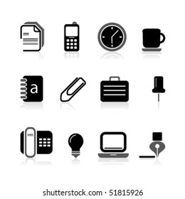 simple business icons