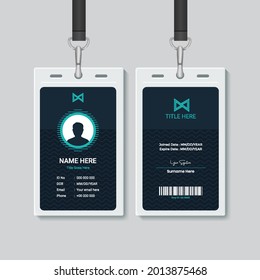 Simple business identity card design